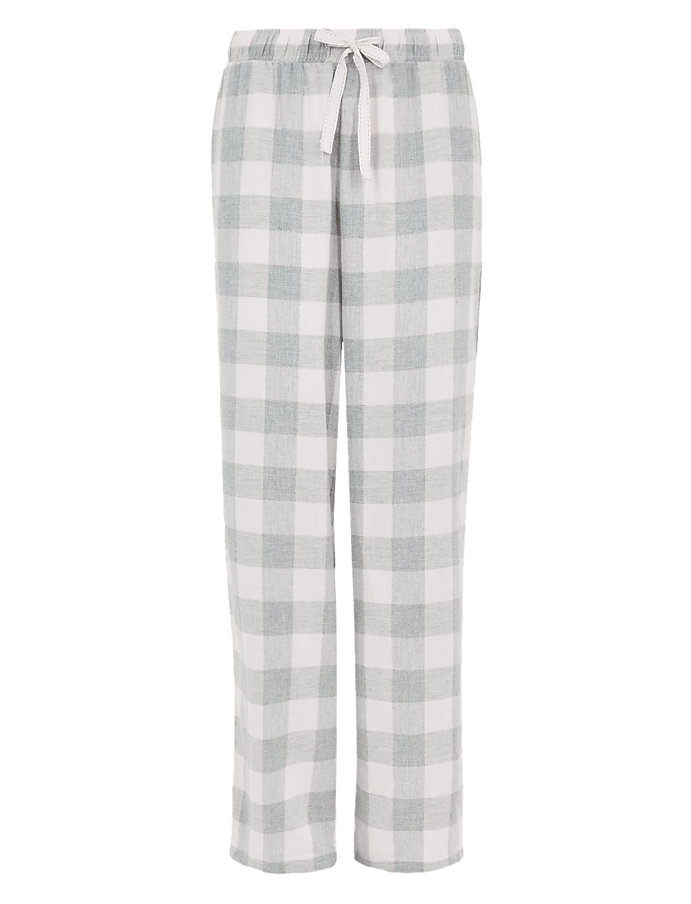 Cotton Checked Pyjama Bottoms