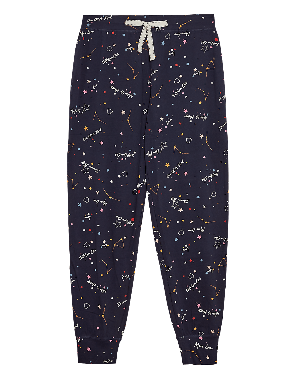 Pure Cotton Printed Cuffed Pyjama Pants