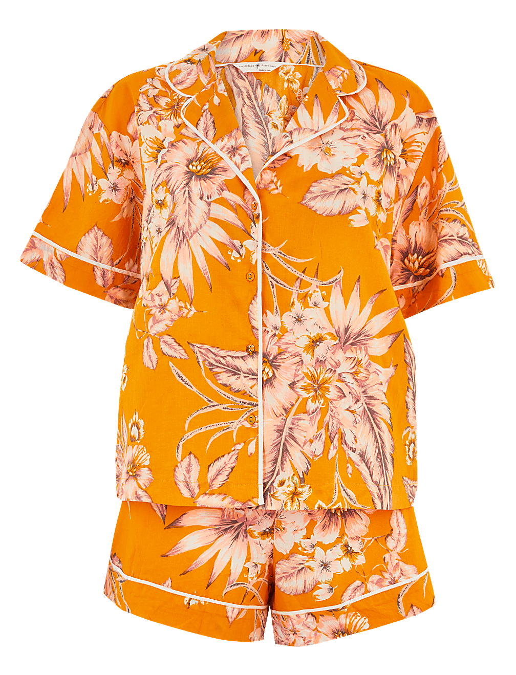 Cotton Tropical Print Pyjama Set