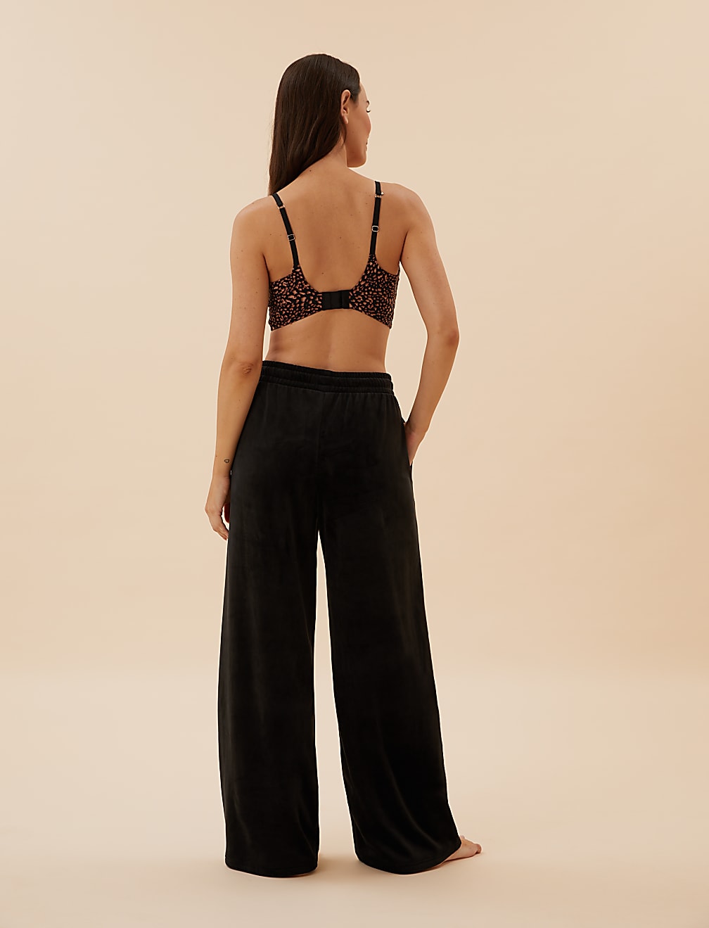 Flexifit™ Velour Lounge Wide Leg Pants
