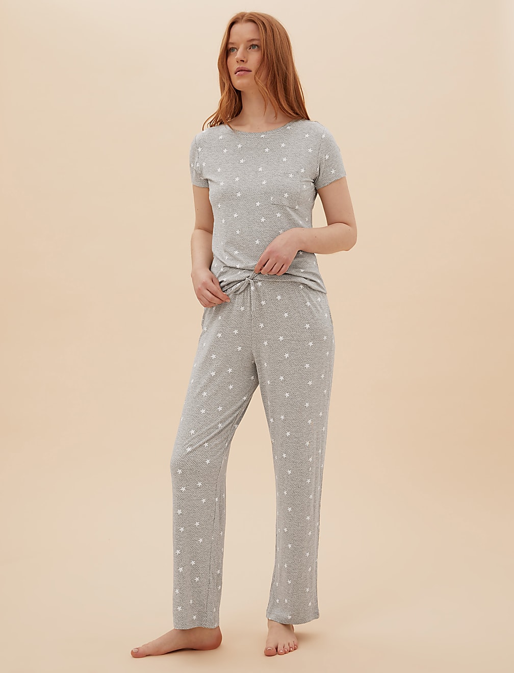 Star Print Pyjama Set