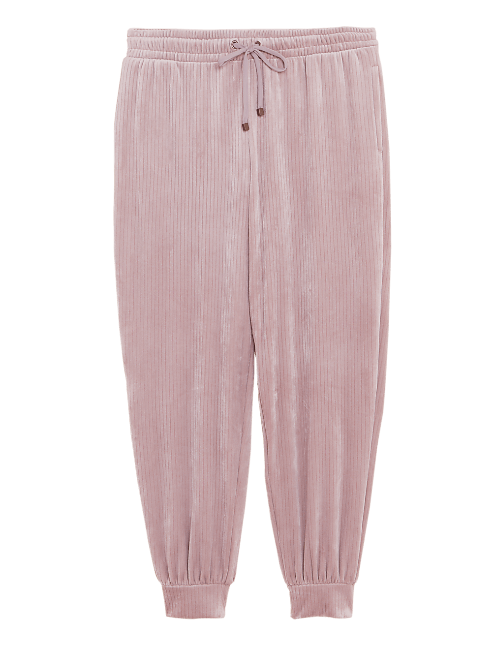 Flexifit&trade; Velour Lounge Rib Cuffed Pants