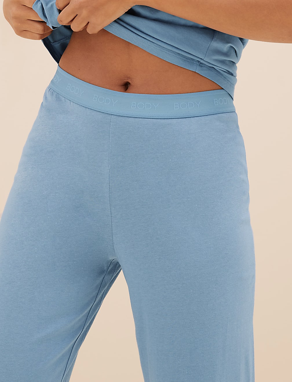 2pk Cotton Modal Pyjama Bottoms