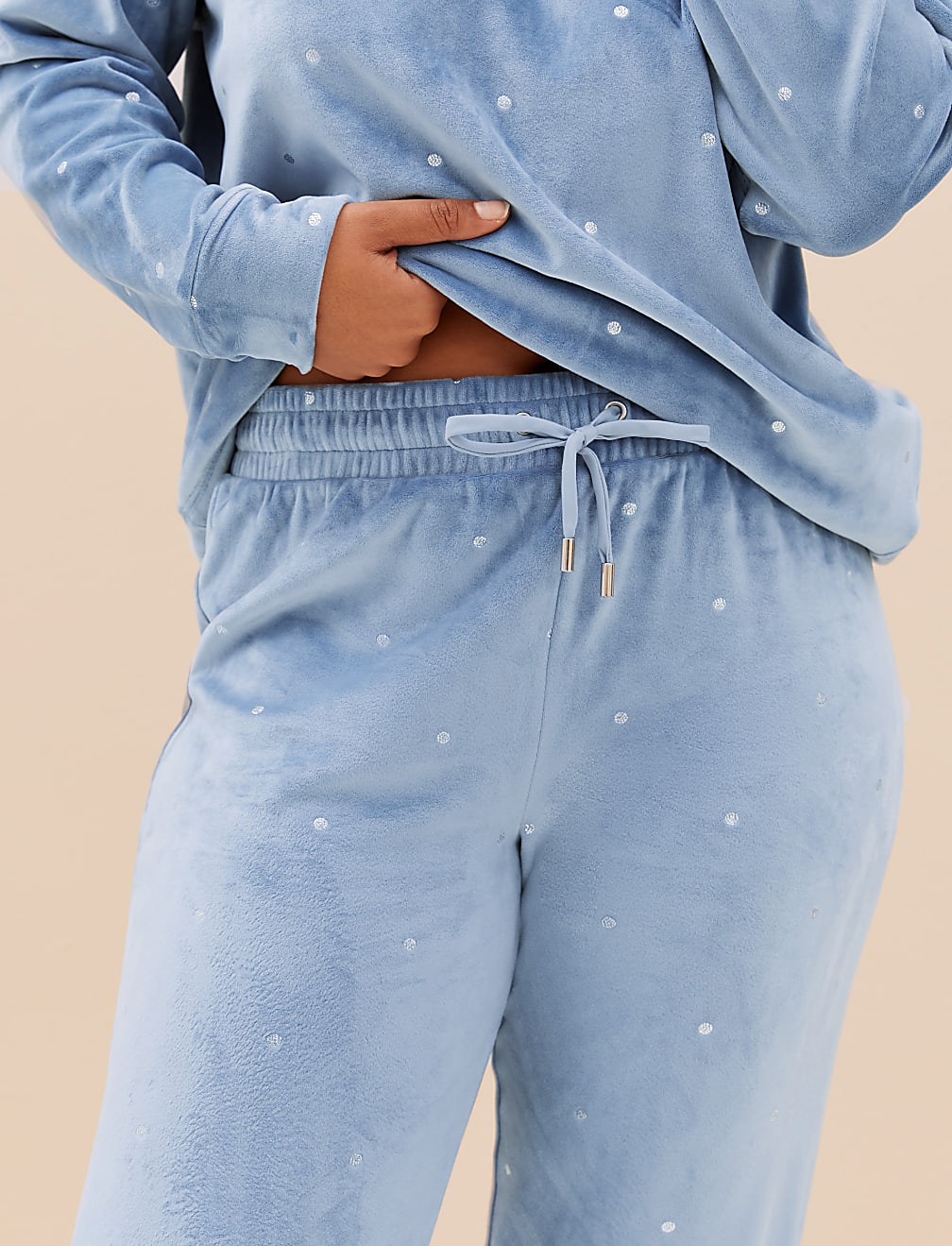 Flexifit™ Velour Foil Spot Lounge Joggers