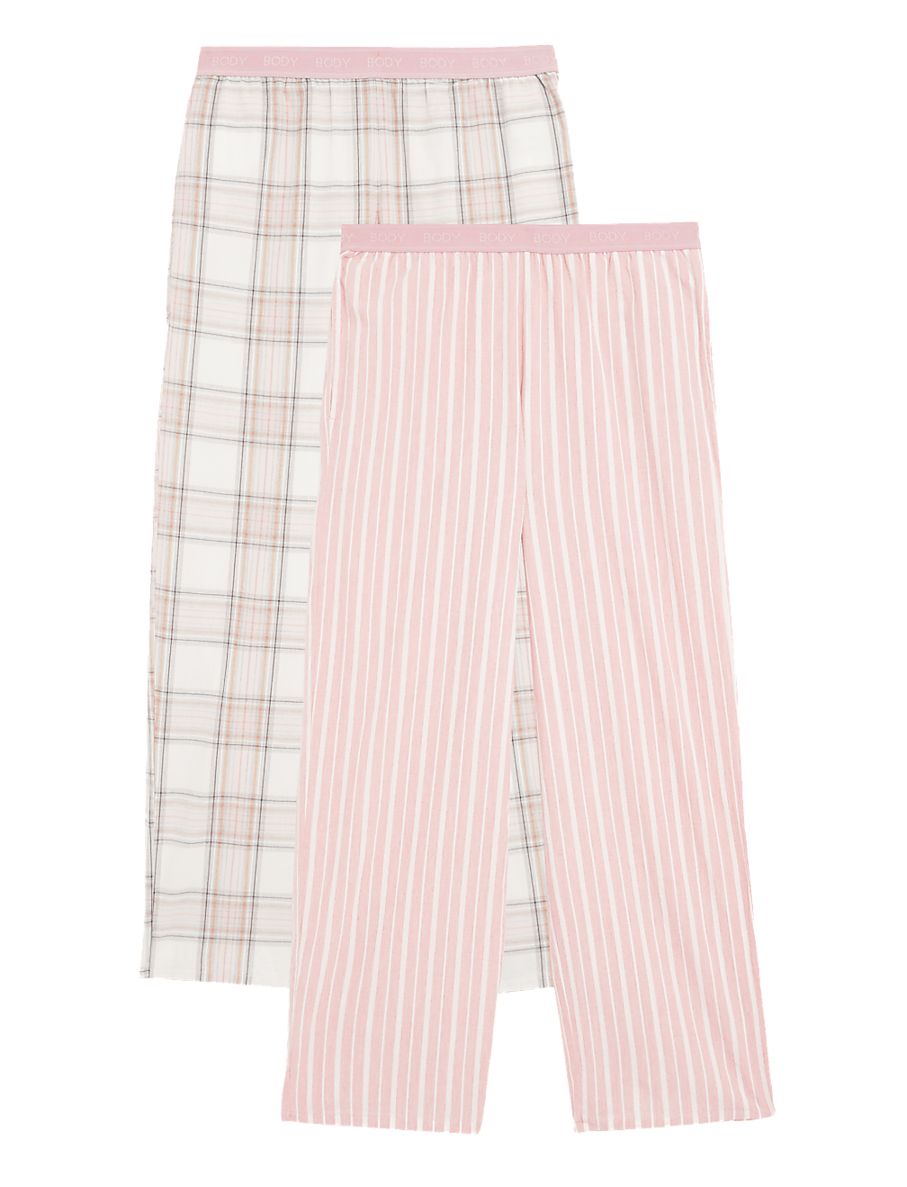 2pk Cotton Pyjama bottoms