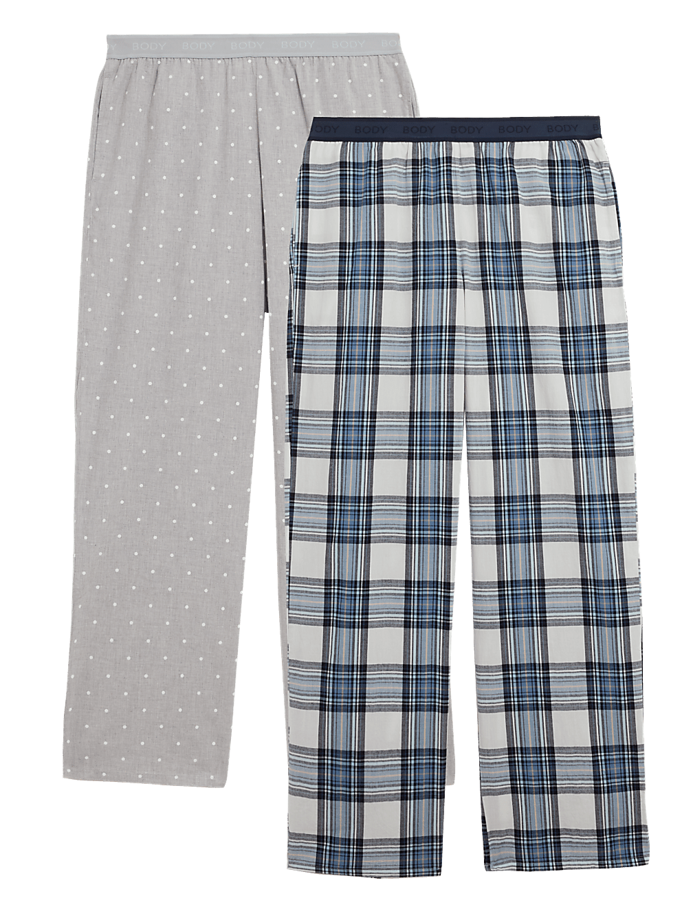 2pk Cotton Pyjama bottoms