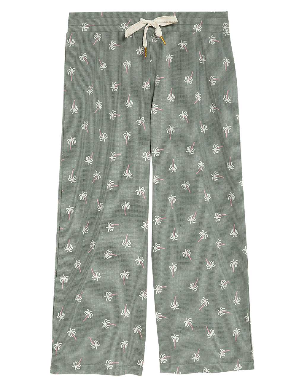 Cotton Blend Waffle Pyjama Bottoms
