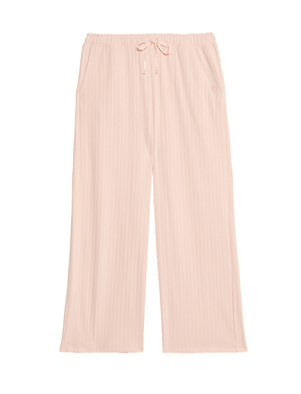 Cotton Rich Ribbed Lounge Pants