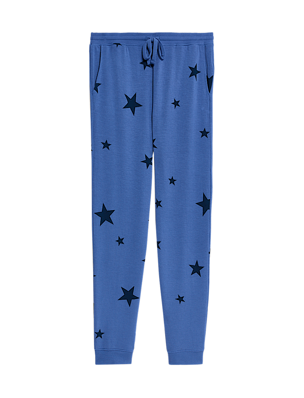 Star Print Cuffed Hem Pyjama Bottoms