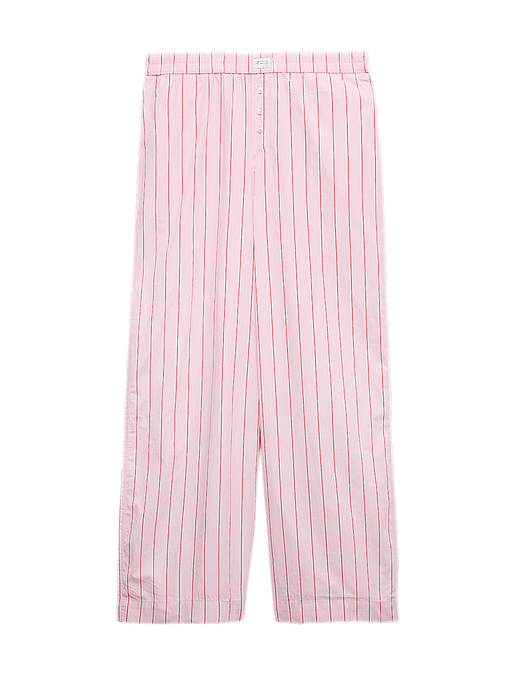 Pure Cotton Striped Wide Leg Pyjama Bottoms