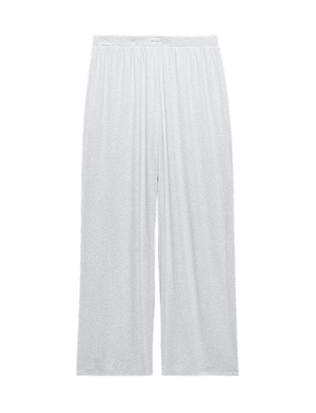 Cotton Rich Ribbed Wide Leg Pyjama Bottoms