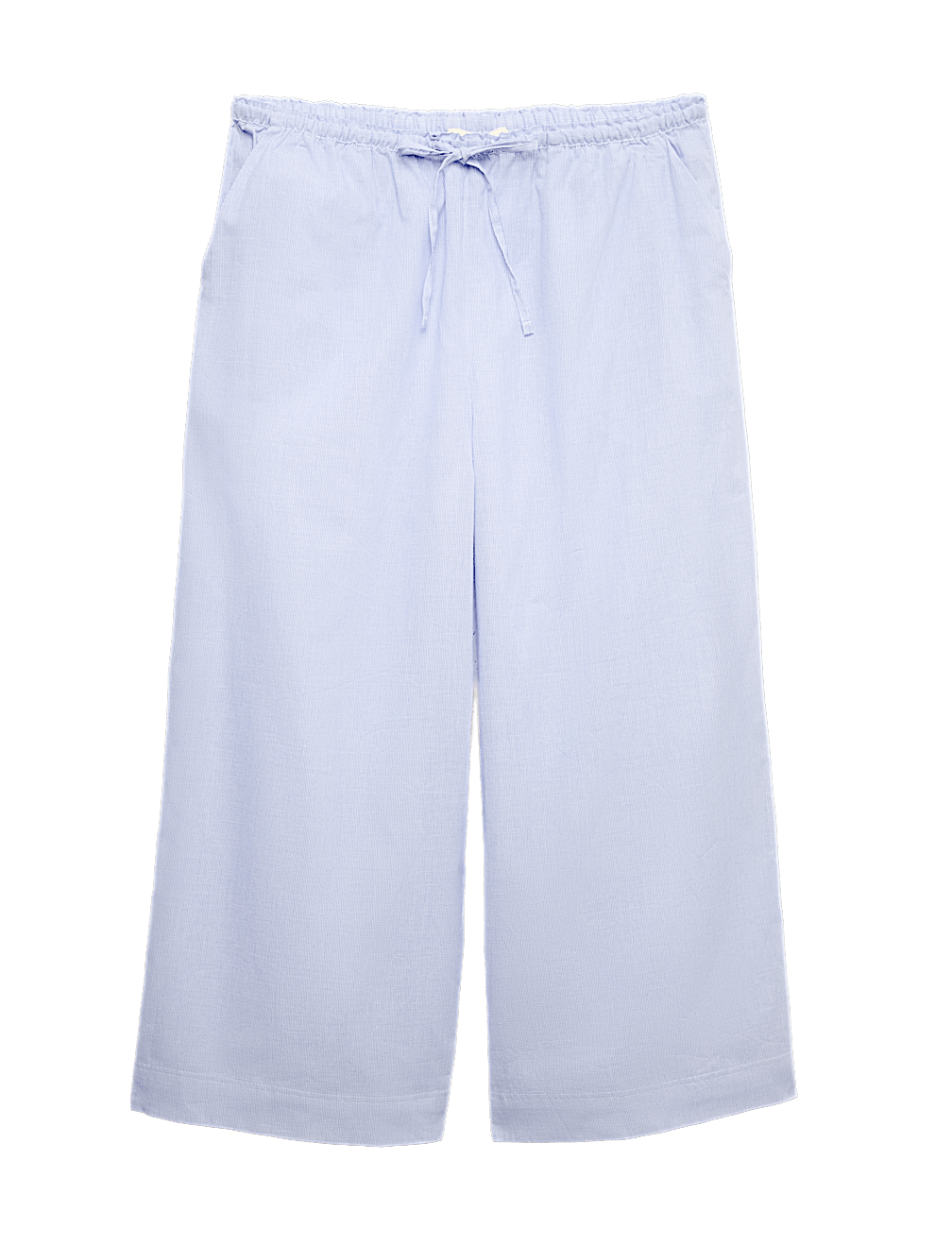Pure Cotton Striped Cropped Pyjama Bottoms