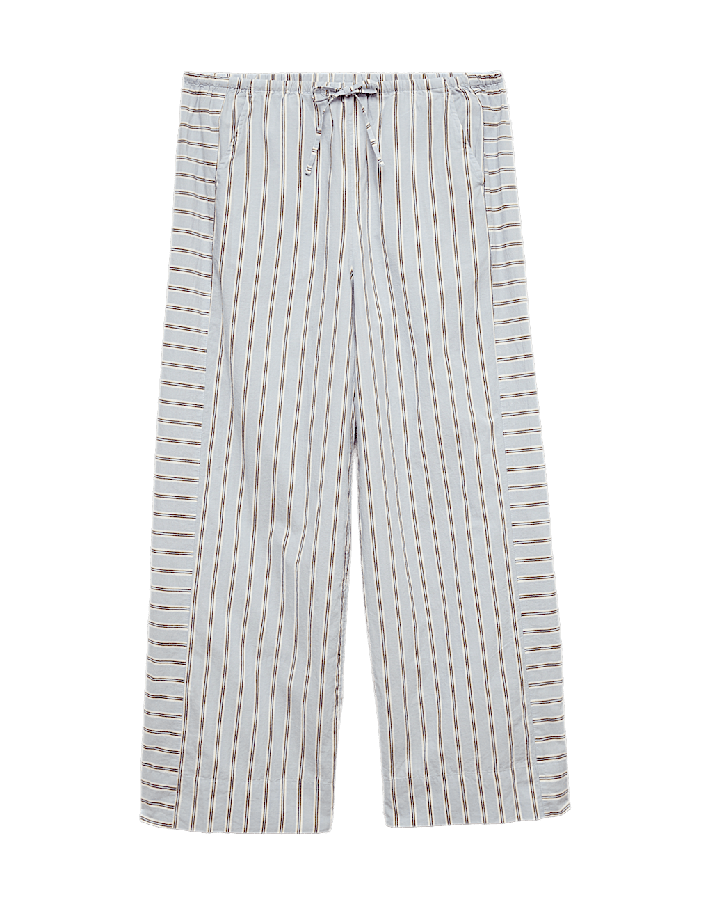 Pure Cotton Cambric Striped Pyjama Bottoms