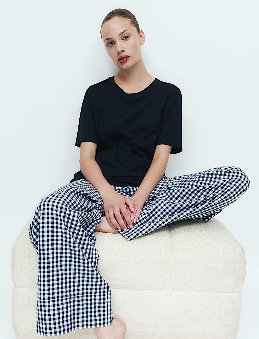 2 Pack Pure Cotton Printed Pyjama Bottoms