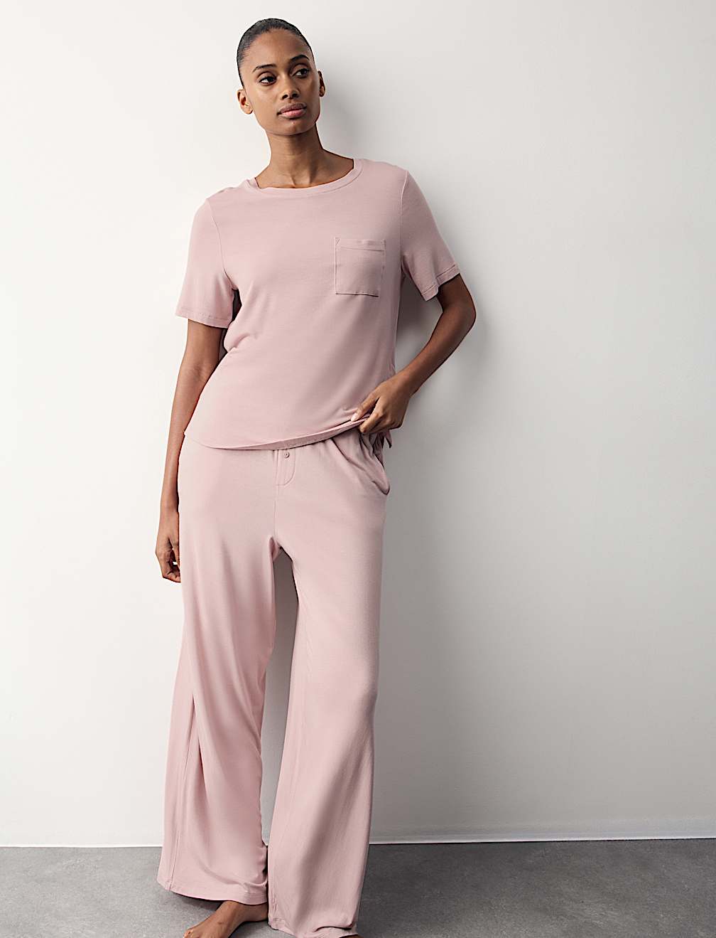 Modal Rich Short Sleeve Pyjama Top