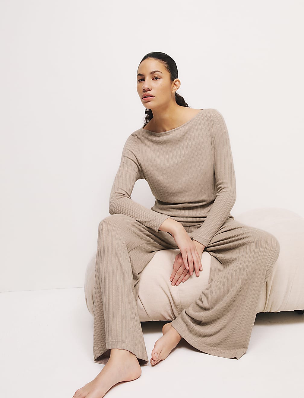Ribbed Pyjama Set