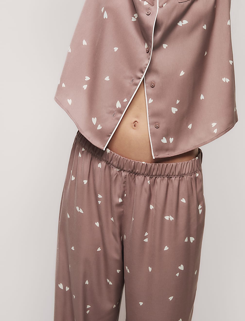 Dream Satin™ Heart Print Pyjama Set