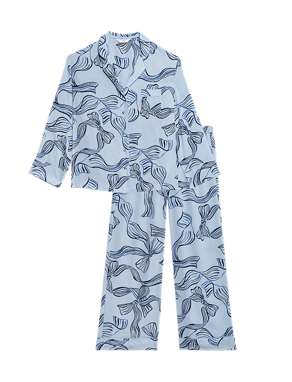 Dream Satin™ Printed Revere Pyjama Set