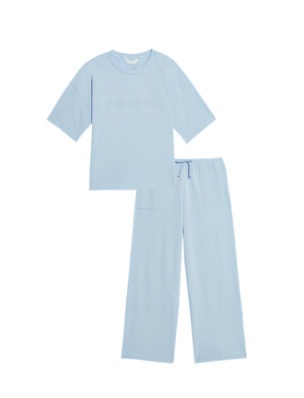 Cotton Rich Slogan Pyjama Set
