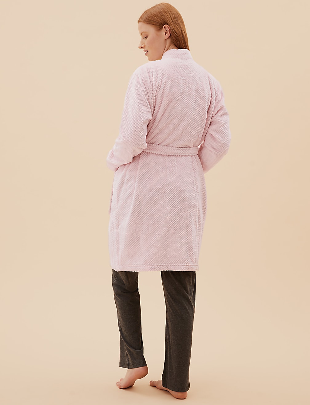 Fleece Short Dressing Gown