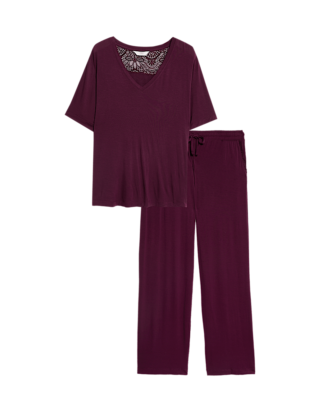 Viscose Lace Pyjama Set