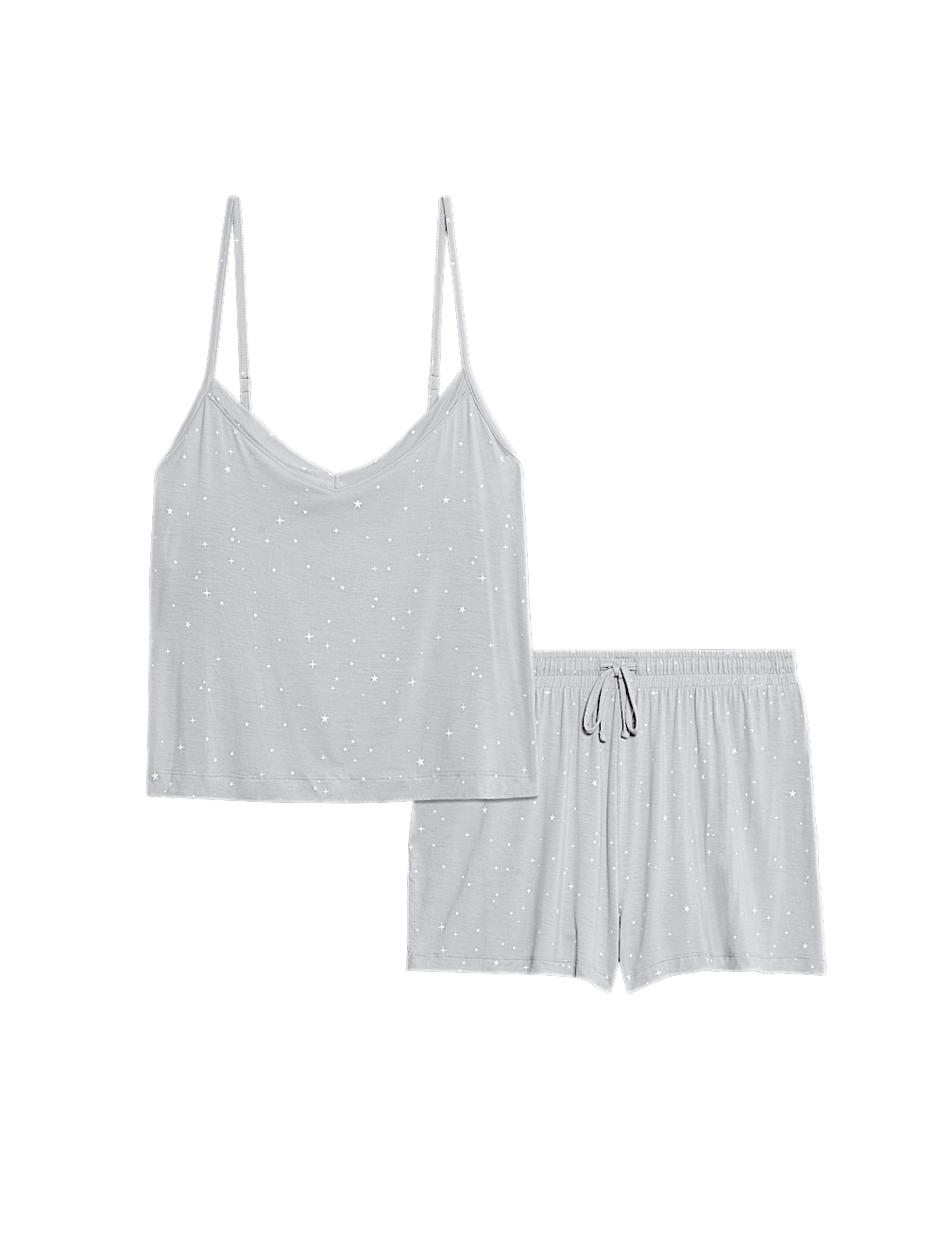 Star Print Cami Shortie Set