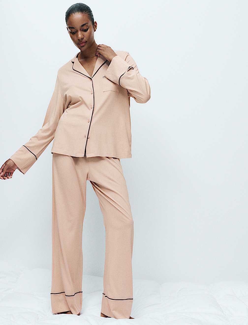 Cotton Modal Revere Pyjama Set