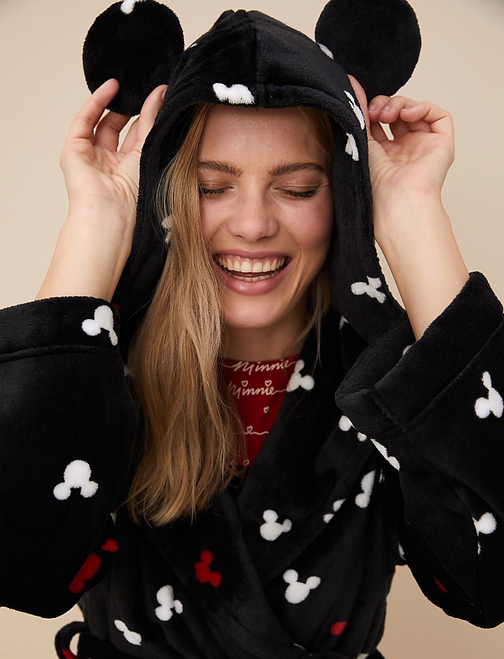 Buy Mickey Fleece Dressing Gown at Marks Spencer