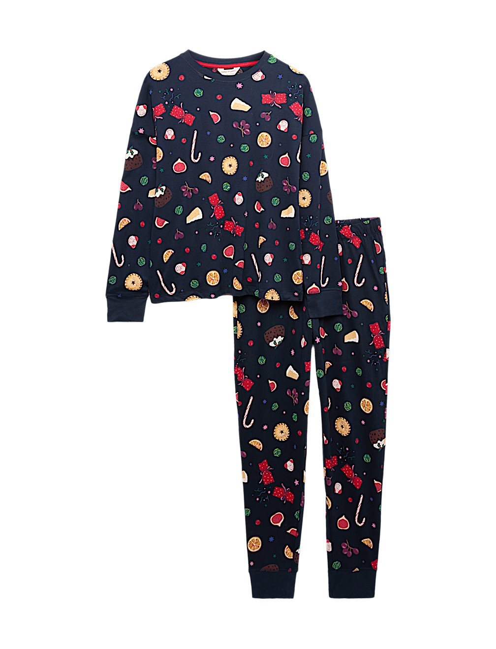 Pure Cotton Family Christmas Food Pyjama Set