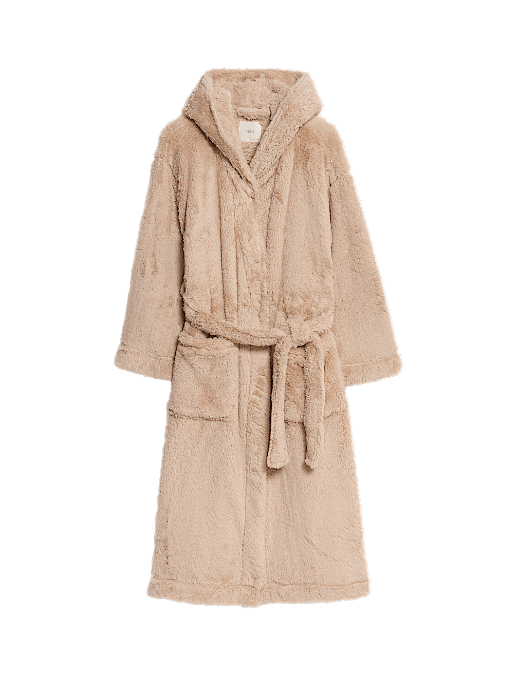 Fleece Hooded Dressing Gown
