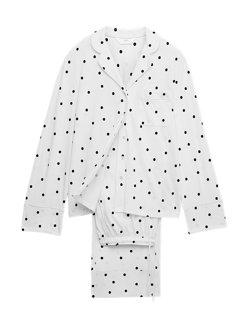 Cotton Modal Printed Revere Pyjama Set