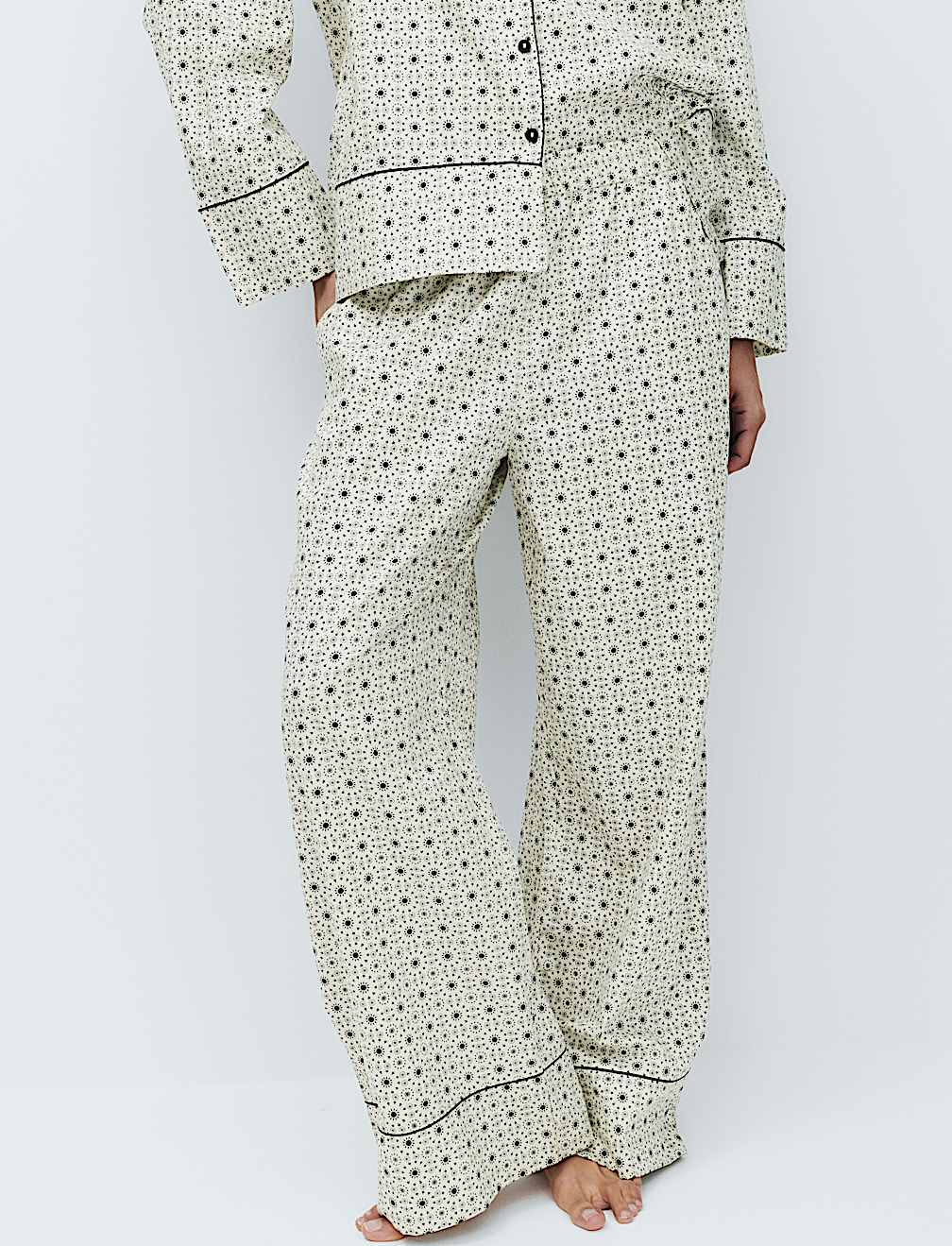 Pure Cotton Sateen Printed Pyjama Set