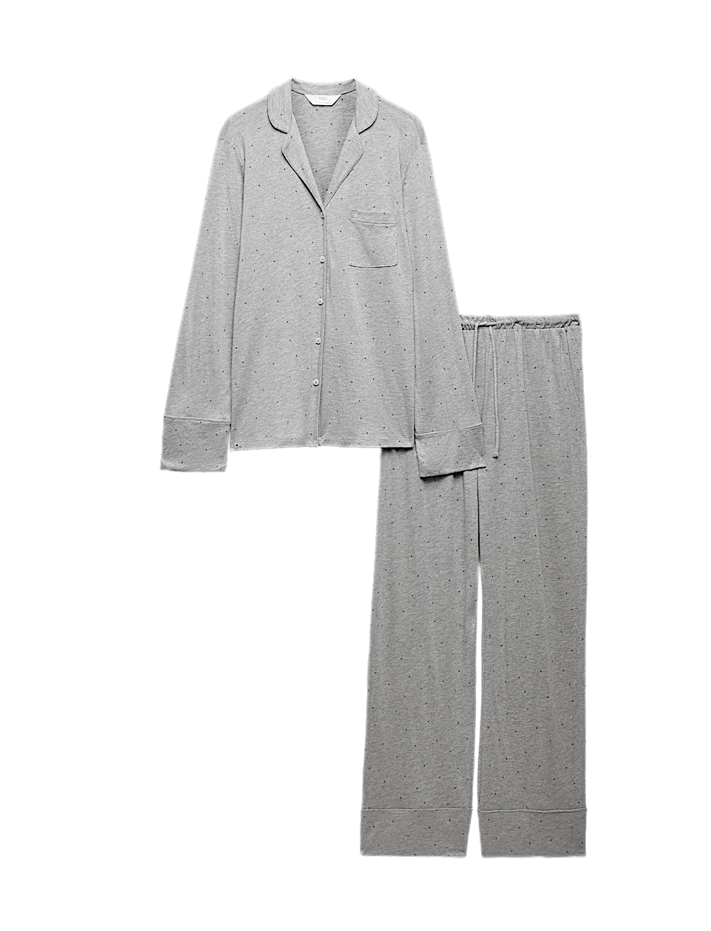 Cotton Modal Printed Revere Pyjama Set