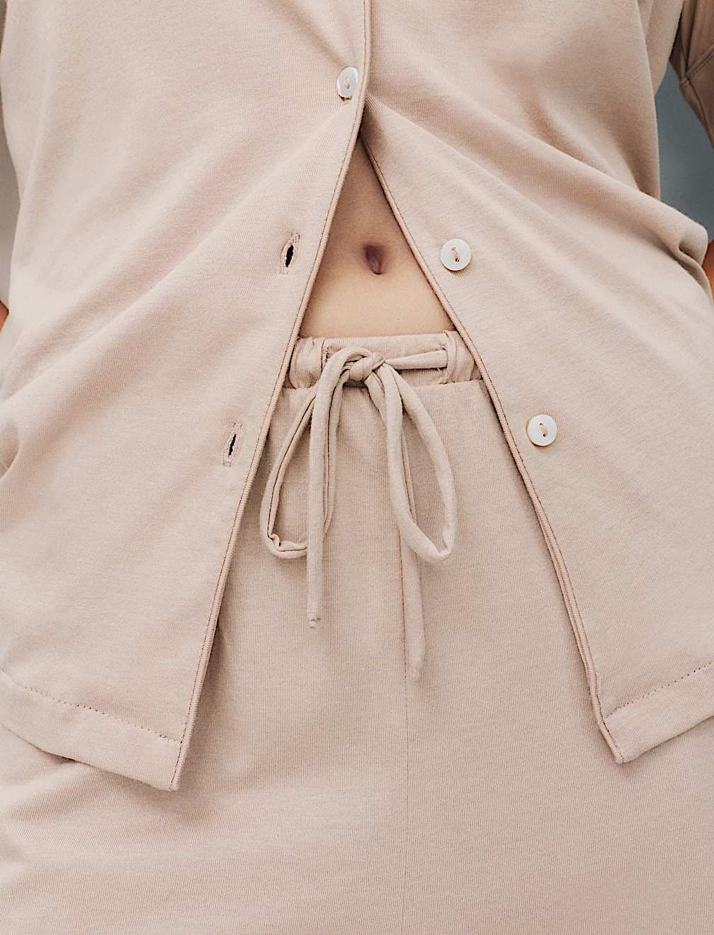 Cotton Modal Revere Shortie Pyjama Set