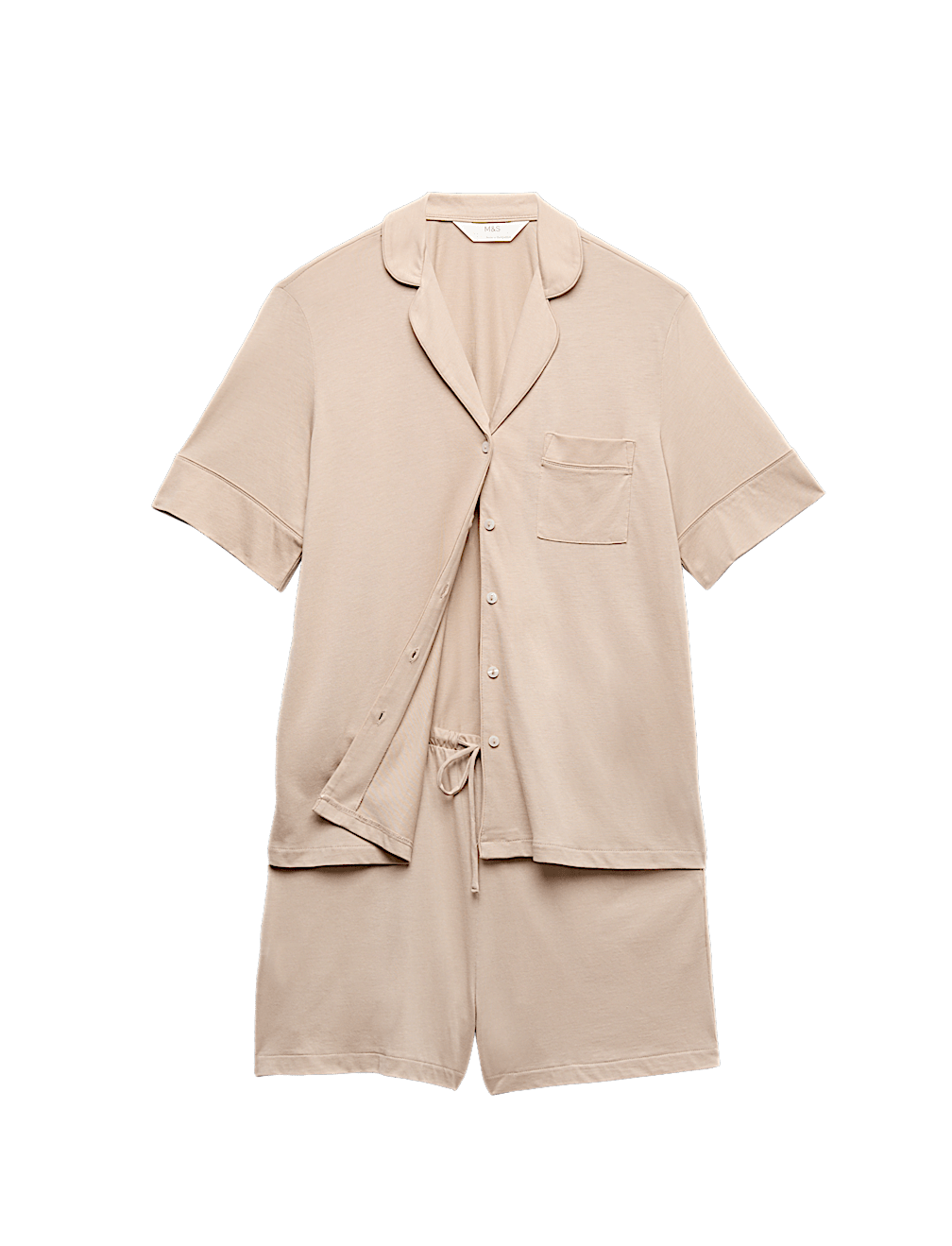Cotton Modal Revere Shortie Pyjama Set
