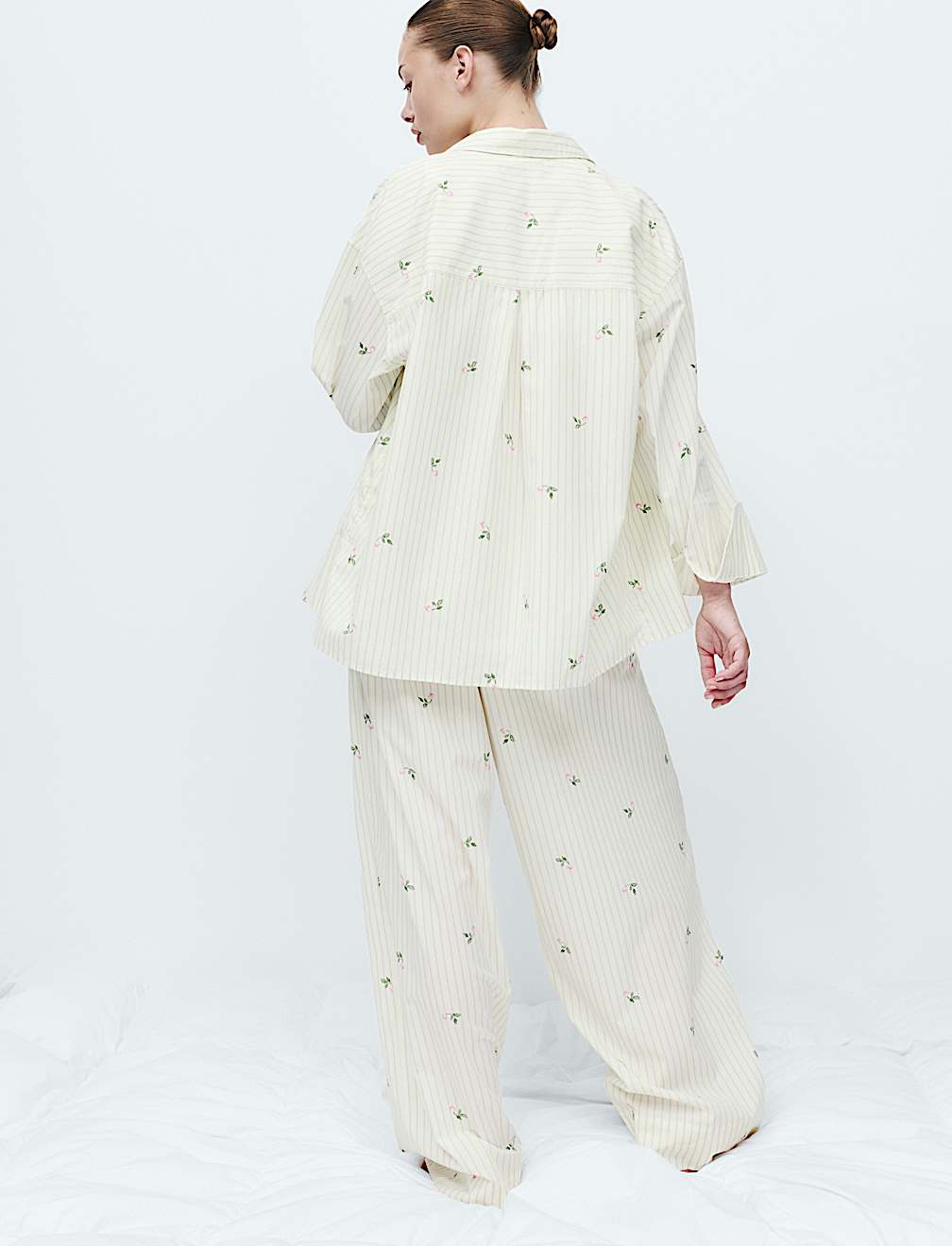 Pure Cotton Poplin Printed Pyjama Set
