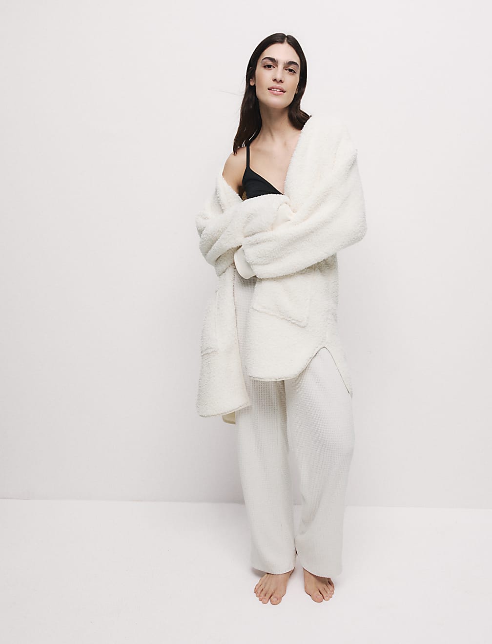 Teddy Fleece Dressing Gown