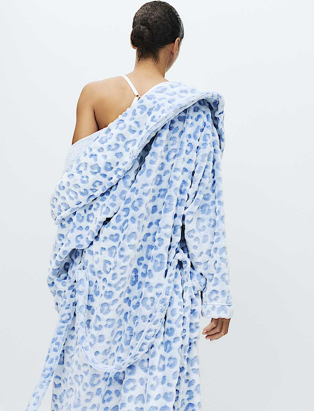 Animal Print Shimmer Dressing Gown