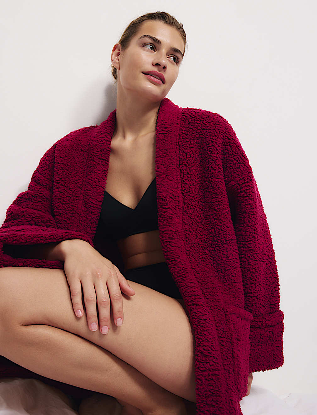 Teddy Borg Wrap Lounge Cardigan