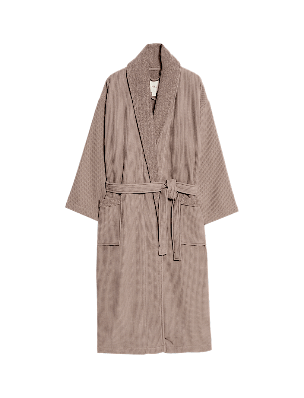 Pure Cotton Waffle Towelling Dressing Gown