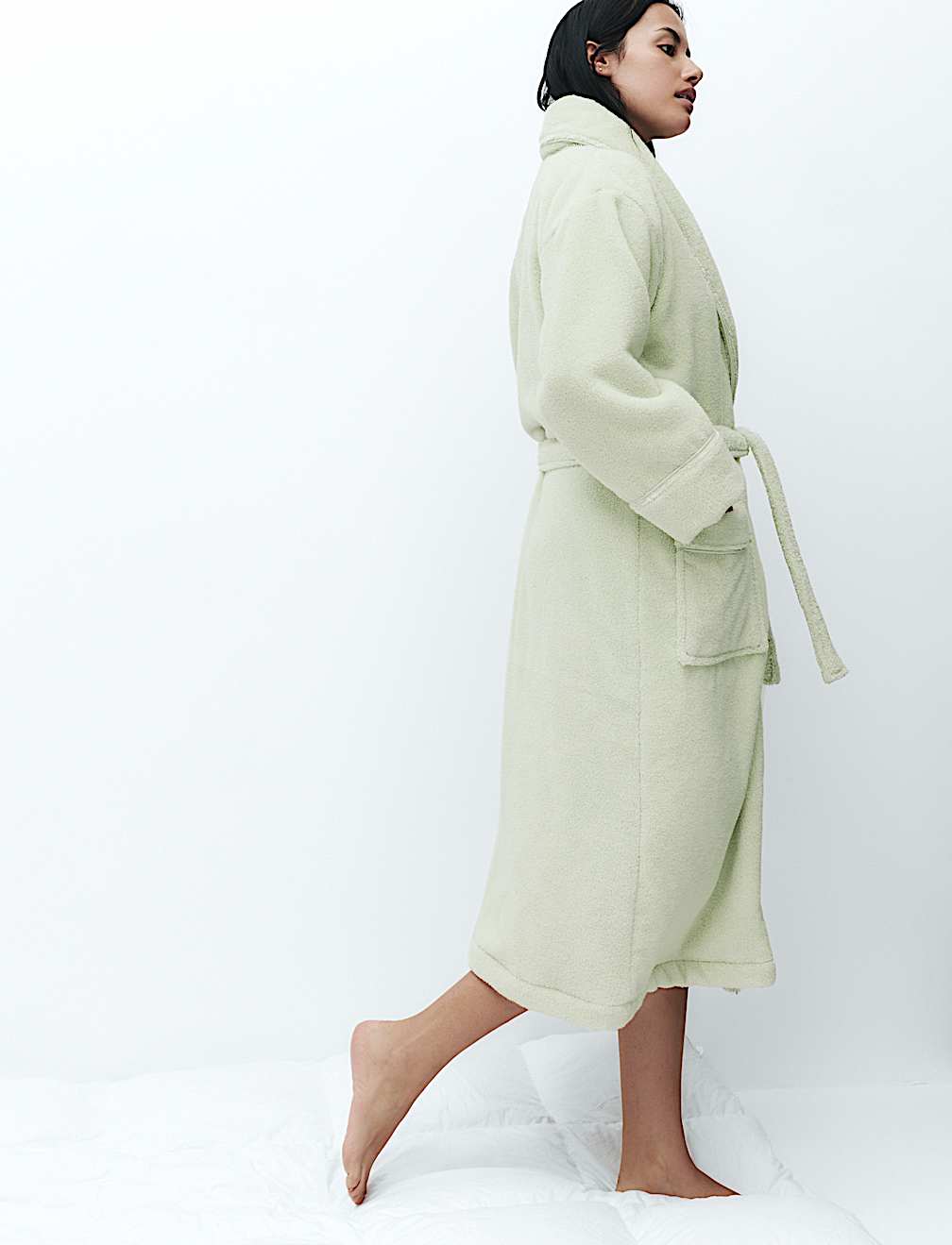 Pure Cotton Towelling Dressing Gown