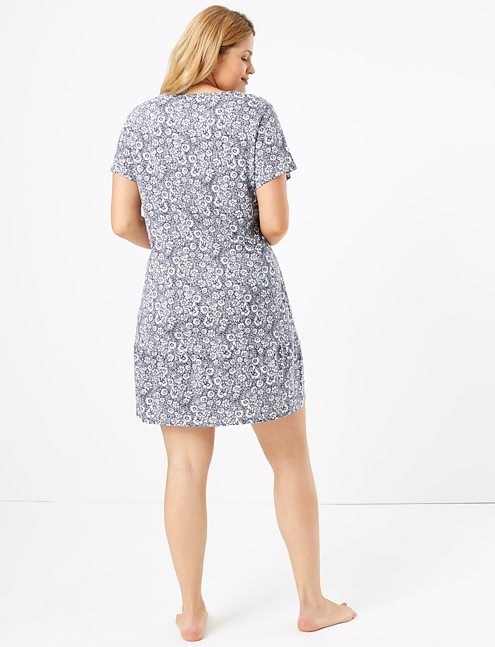 Cool Comfort™ Floral Print Short Nightdress