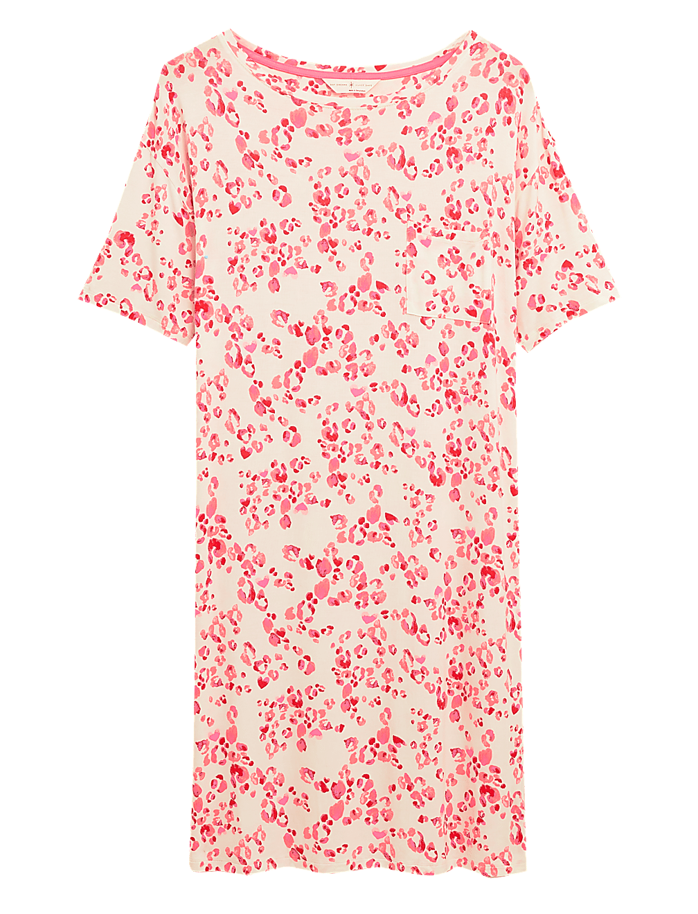 Animal Print Short Nightdress