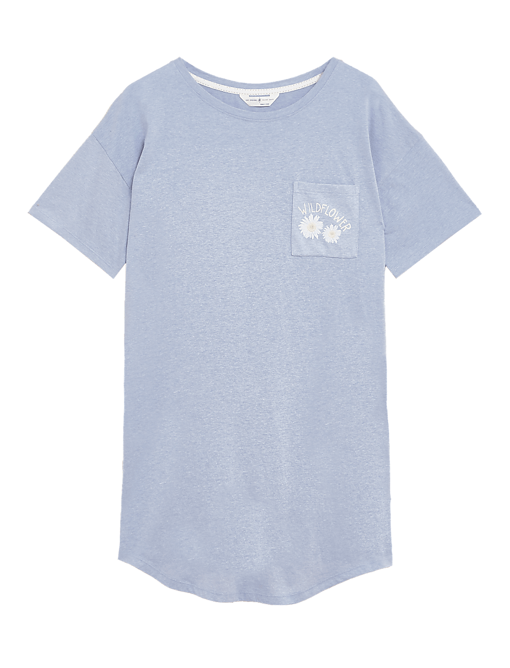 IBO Cotton Daisy Pocket Short Nightdress