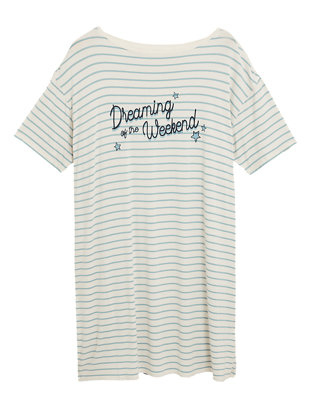 Dreaming of the Weekend Slogan Nightdress