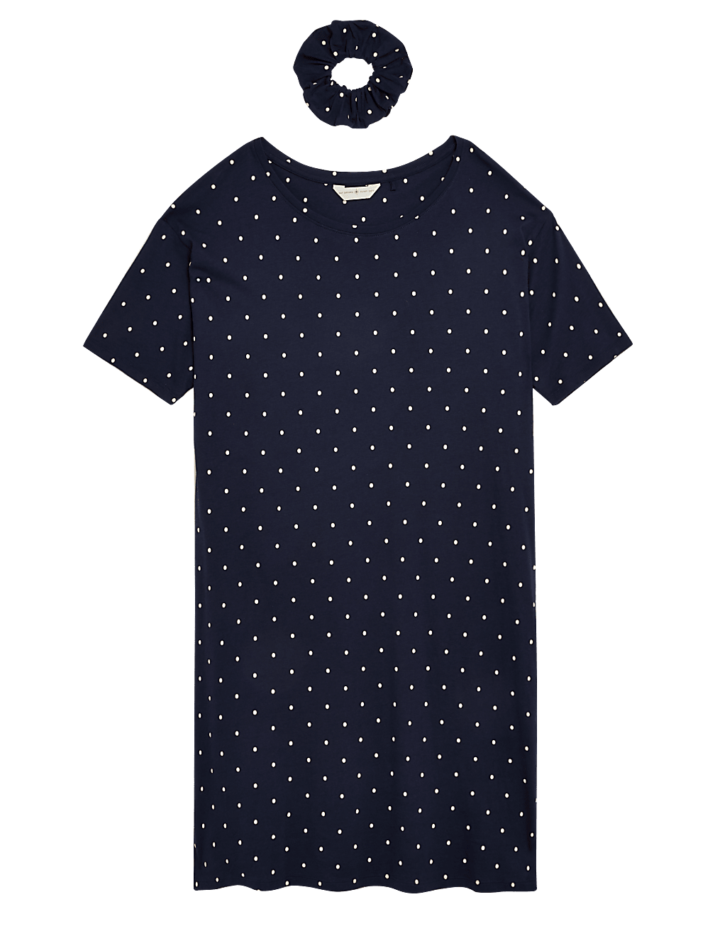 Cotton Modal Spot Short Nightdress