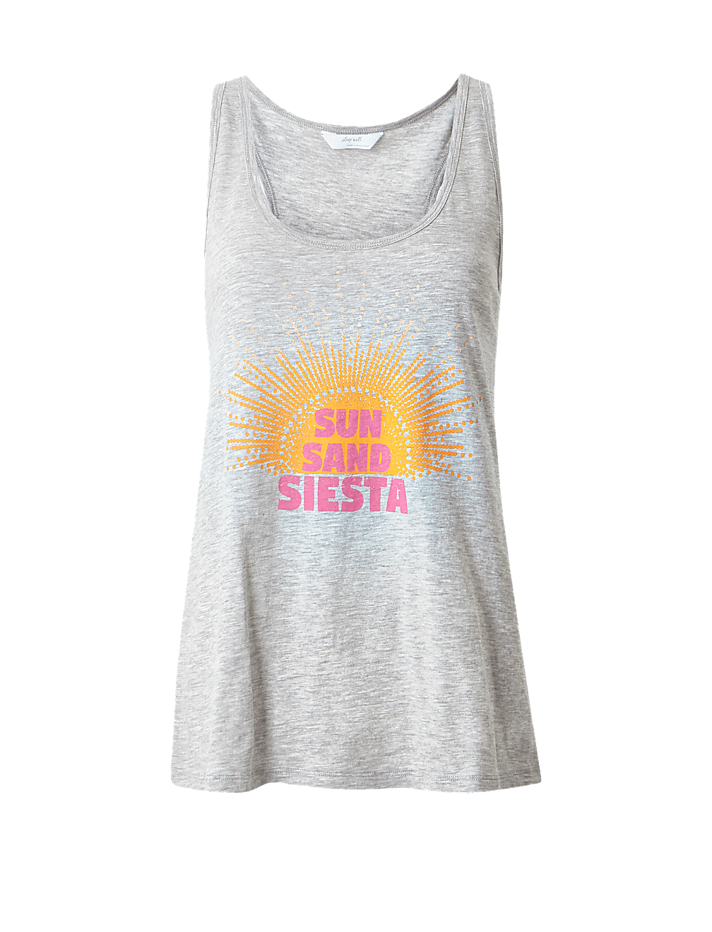 Sleeveless Vest Pyjama Top