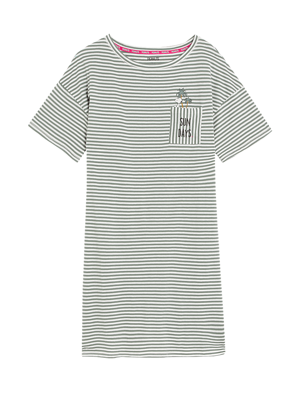 Pure Cotton Snoopy™ Short Nightdress