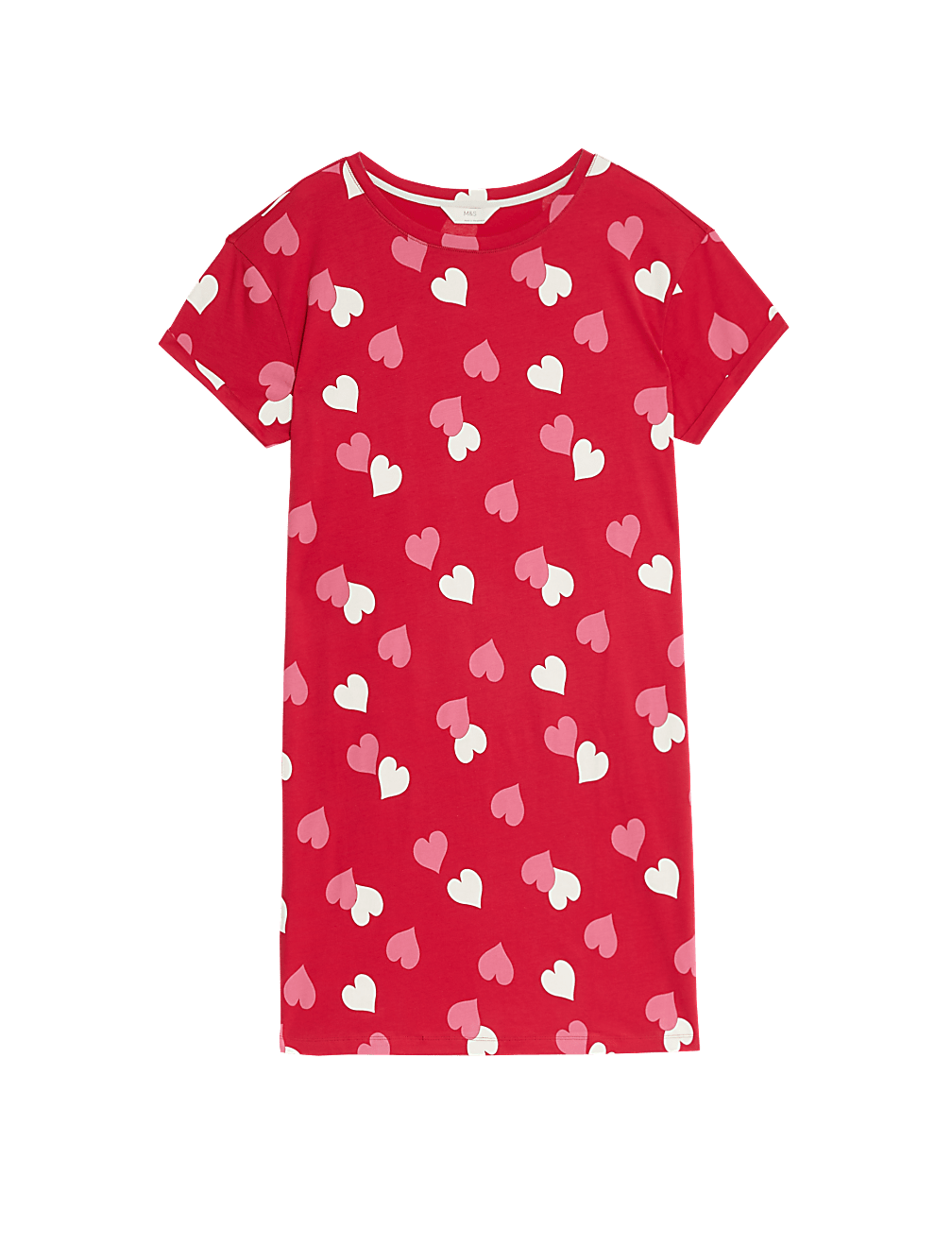 Pure Cotton Heart Print Nightdress