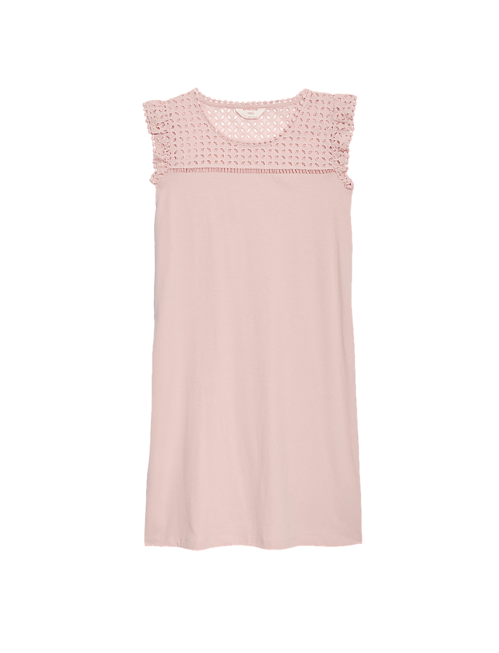 Cotton Modal Broderie Nightdress